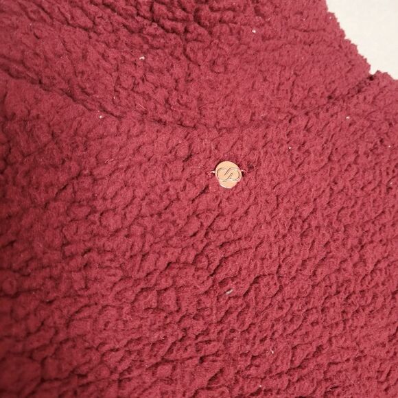 Calia By Carrie Underwood Sherpa Vest Burgundy XS - Picture 7 of 9
